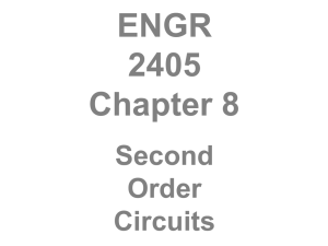 Electrical Circuits I (ENGR 2405), Chapter 08