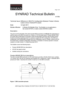 SYNRAD Technical Bulletin # 18b - Difference in DB
