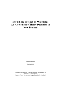 Should Big Brother Be Watching? An Assessment of Home