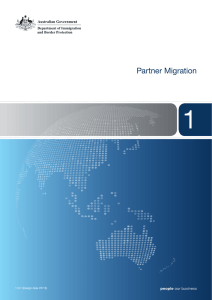 Partner Migration - Department of Immigration and Border Protection