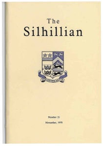 Silhillian 1970 November Issue Number 21
