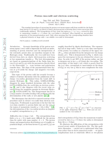 Proton root-mean-square radii and electron scattering
