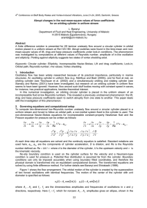 Abrupt changes in the root-mean-square values of force