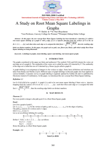 A Study on Root Mean Square Labelings in Graphs