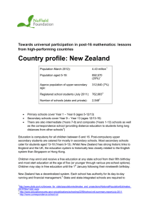 New Zealand - Nuffield Foundation