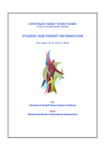 Student and Parent Information Handbook