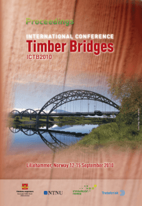 International Conference Timber Bridges ICTB2010