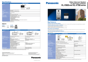 VL-V900andVL-V700series