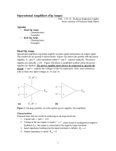 Lecture 5 - Op Amps