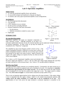 Lab 5: Operation Amplifiers