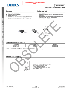SBL1040CTP - Diodes Incorporated