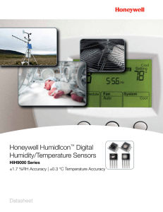 HIH9000 Series - Honeywell Sensing and Control