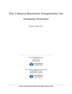 The 1-Source Electronic Components, Inc Company