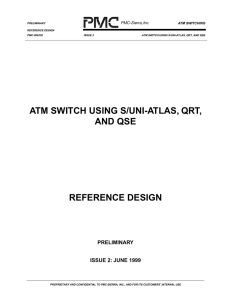 atm switch using s/uni-atlas, qrt, and qse