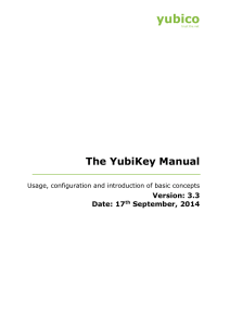 The YubiKey Manual