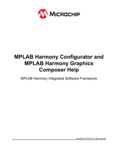 and MPLAB Harmony Graphics Composer