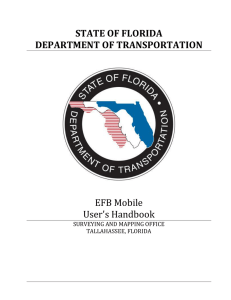 EFB Mobile Guide - Florida Department of Transportation