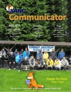April 2014 - Surrey Amateur Radio Club