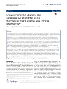 Characterising the CI and CI-like carbonaceous chondrites using