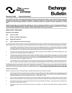 Exchange Bulletin