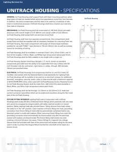 unitrack housing - Lighting Services Inc