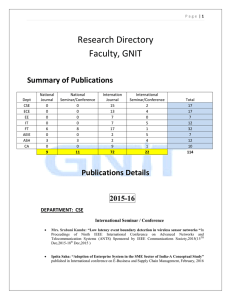 Research Directory Faculty, GNIT