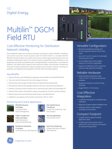 Multilin™ DGCM Field RTU