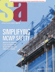 January - Scaffold and Access Industry Association