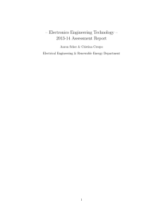 – Electronics Engineering Technology – 2013