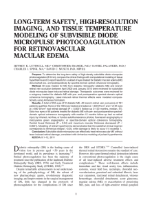 long-term safety, high-resolution imaging, and tissue temperature