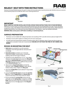 RDLED2T ND2T WITH TRIM INSTRUCTIONS