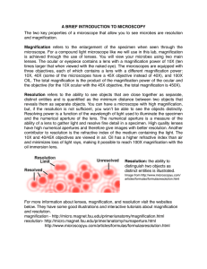 Microscopy corrected