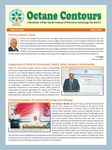 Octane Contours - Rajiv Gandhi Institute of Petroleum Technology