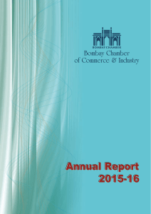 Annual Report 2015-16 - Bombay Chamber of Commerce and Industry