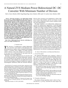 A natural ZVS medium-power bidirectional DC