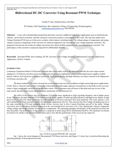 Bidirectional DC-DC Converter Using Resonant