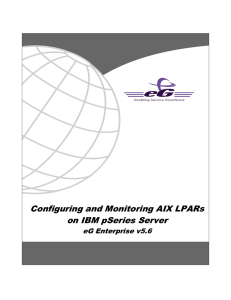 Configuring and Monitoring AIX LPARs on IBM