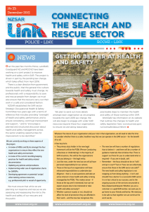 Connecting THE SEARCH AND RESCUE Sector