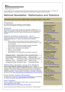 Maths-Stats Newsletter T2 2014