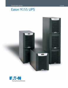 Eaton 9155 UPS - Eaton Corporation