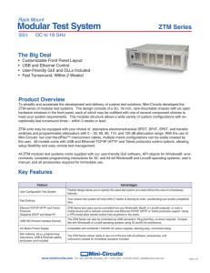 Modular Test System