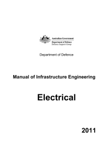 Electrical - Department of Defence