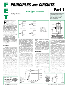 FET Principles and Circuits