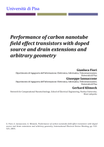 21.2 Performance of Carbon Nanotube Field Effect Transistors with