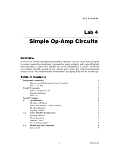 Lab 4 - Simple Op