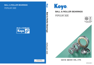 BALL and ROLLER BEARINGS POPULAR SIZE