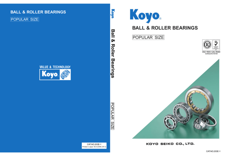 Koyo B86 Full Complement Needle Roller Bearing 1/2 x 11/16 x 3/8"
