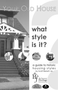 What Style is it? A guide to historic housing styles