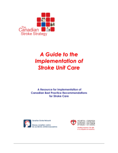 A Guide to the Implementation of Stroke Unit Care