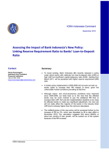 Assessing the Impact of Bank Indonesia`s New